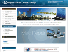 Tablet Screenshot of melbournelaptops.com.au